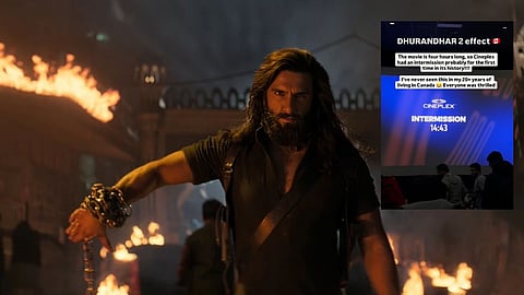 Dhurandhar 2 Canada Screening Bollywood interval trend Ranveer Singh film overseas