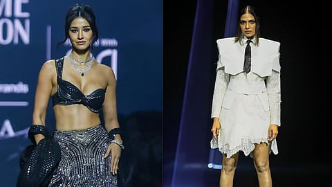 Disha Patani ramp walk Malavika Mohanan fashion week