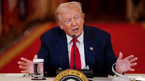 "I won't let the world be destroyed," Trump slams Iran's atomic bomb plan, also makes a major statement on the oil crisis.