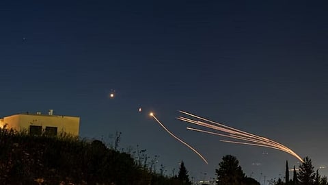Iran Cluster Missile Attack Israel