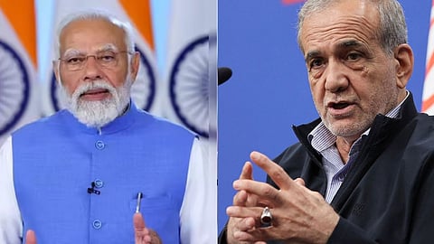 PM Modi talk to Pezeshkian