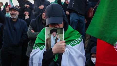 Protest in Lucknow Ayatollah Ali Khamenei Death