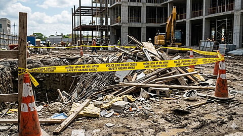 Pune Construction Wall Collapse