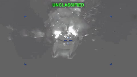 US Attack Iranian Ships in Strait of Hormuz