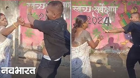 Army major beaten by woman after road accident in Mhow; police initiate action.