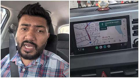 A viral video shows a Bengaluru commuter taking over an hour to travel just 6.5 kilometres due to heavy traffic.