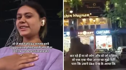 A Gujarat restaurant supporting a nearby food stall has won hearts online.