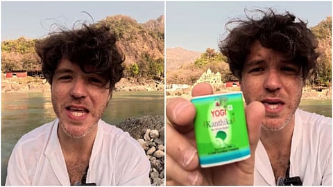 An American travel vlogger praised Indian medicines and Ayurvedic remedies after recovering from an illness during his trip to India.