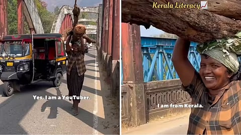 A Kerala woman’s fluent English conversation in a viral video highlights the state’s high literacy and confidence.