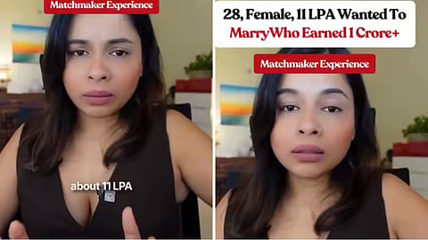 A matchmaker’s viral video about a client demanding a groom earning ₹1 crore annually has sparked debate on social media.