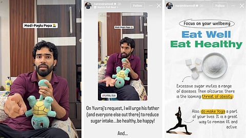 PM Modi responded to an influencer’s request with a health tip, making the video go viral.