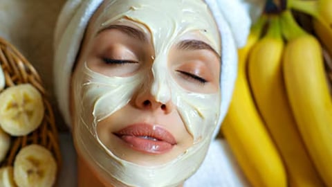 banana peel face pack