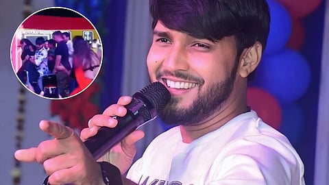 Bhojpuri Singer Threw Dancer Into The Crowd
