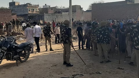 holi celebrations turn violent in aligarh police officer among three injured