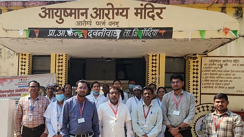 State-level teams from Bhandara and Nagpur assessed 14 health centers in Gondia under the 'Kayakalp' initiative.