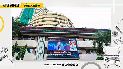 Navabharat Editorial: The Blow of Recession on the Stock Market