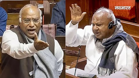 kharge on deve gauda