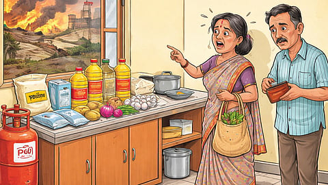 Impact of Global Conflict: Inflation Hits Nashik Market—Prices of Edible Oils and Dry Fruits Rise, Middle-Class Budgets Thrown into Disarray.