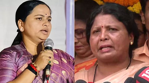 Tensions rise in Chandrapur MVA as Sushma Andhare (Shiv Sena UBT) and MP Pratibha Dhanorkar (Congress) trade barbs over Lok Sabha poll strategy and loyalty.