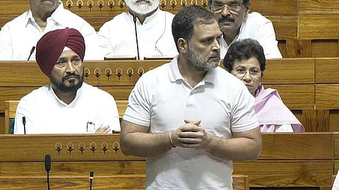 Rahul Gandhi's anger erupted in the Lok Sabha, saying, "Mekka's name is taken but they are not allowed to speak."