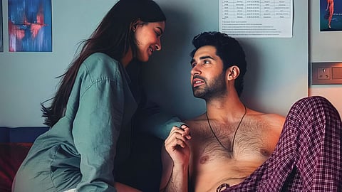 Ananya Panday and Lakshya Lalwani Chemistry Chand Mera Dil title track