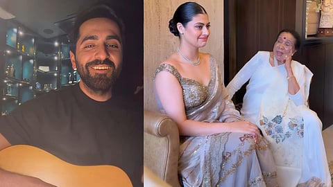 Ayushmann Khurrana tribute Asha Bhosle Zanai Bhosle emotional video Bollywood news