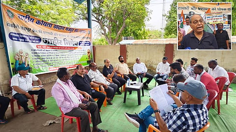 INTUC staged a peaceful protest at WCL Chandrapur against corruption and labor injustice. The union warned of intense agitation if the management fails to take strict action.