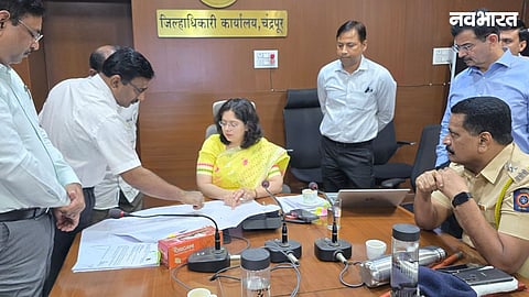 Chandrapur DM Vasumana Pant ordered a land survey in Kusumbi and Nokari to resolve the UltraTech Cement dispute, ensuring fair legal compensation for local farmers