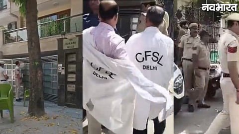 delhi irs officer daughter murder case culprit cctv footage updates