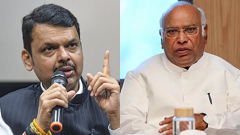 women-reservation-bill-row-devendra-fadnavis-kharge-political-clash