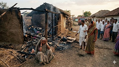 Nandurbar Husband Sets In-laws House On Fire