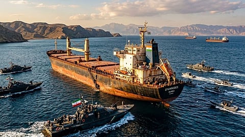 Chaos in the Strait of Hormuz: Iranian Revolutionary Guard Attacks Ship Bound for Gujarat; Force Seizes Vessel and Takes It to Tehran