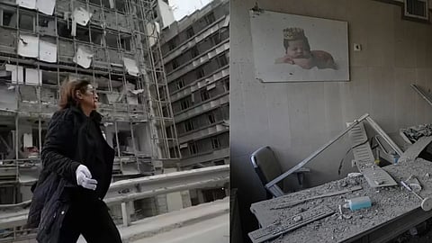 Israel Destroy Gandhi Hospital in Tehran