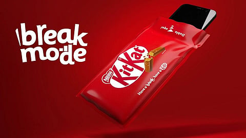 chocolate wrapper will completely shut down your device KitKat Break Mode Wrapper