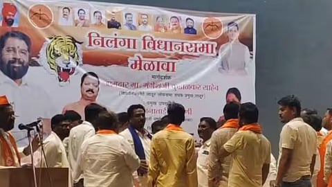 Latur Shiv Sena Shinde Group Chaos