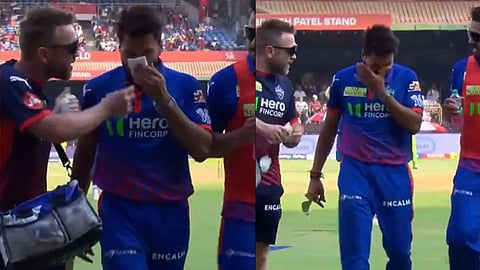 Mukesh Kumar got injured during the match