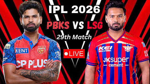 PBKS vs LSG 29th Match IPL 2026 Live Update