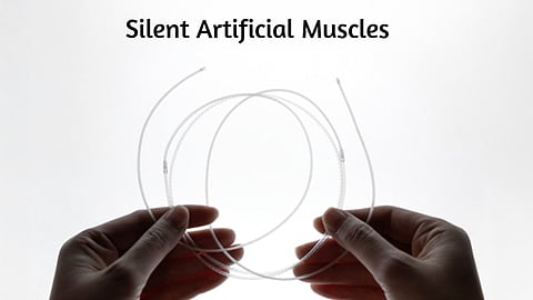 robots with human-like strength Silent Artificial Muscles