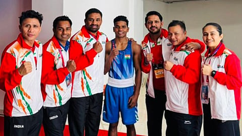 The Indian Team at the Asian Boxing Championships
