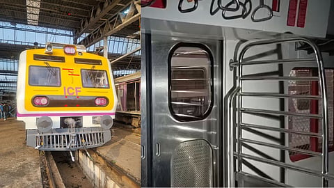 mumbai first non ac local train automatic doors central railway