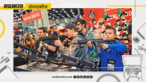 Navabharat Editorial: The Old Political Clash Resurfaces; US Leadership Under Pressure from the Gun Lobby
