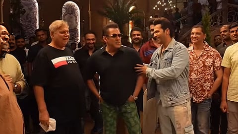 Varun Dhawan Salman Khan Dance BTS Vyah Karwa Do Ji song