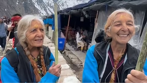 Two sisters above 70 inspired everyone after completing the challenging Kedarnath trek with great spirit.