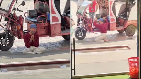 A paralysed auto driver’s devotion moved millions online.