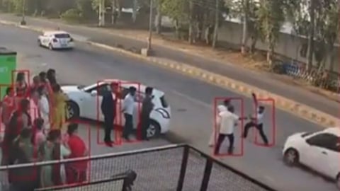 A speeding car crashed into a cameraman during a wedding procession in Sirsa, turning joy into tragedy.