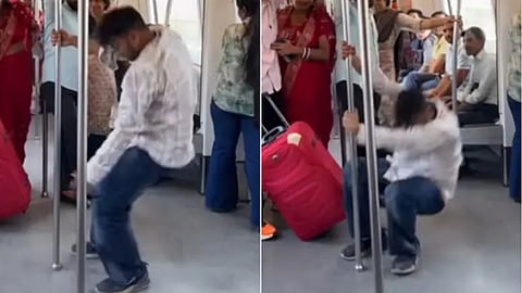 A man’s dance in Delhi Metro sparks debate over public behaviour and social media stunts.