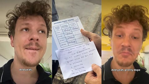 A German tourist was surprised to receive free treatment at an Indian government hospital.