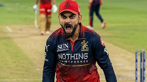 Virat Kohli's reaction to Rajat Patidar's catch