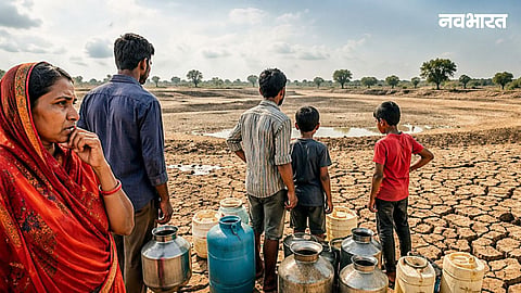 A severe artificial water crisis hits 14 villages in Wardha due to pipeline damage amidst 46°C heat. MJP officials promised regular supply restoration within two days.