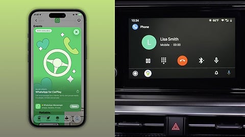 WhatsApp Calls and Chat While Behind the Wheel WhatsApp CarPlay